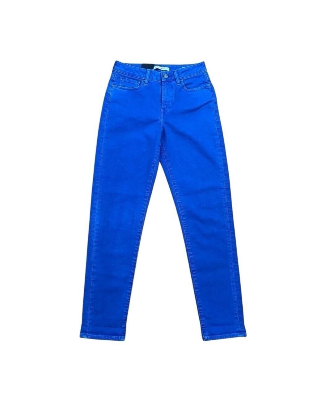 NET Mavi Cindy cobalt blue Mom jeans high rise high rise waist stretch denim 24